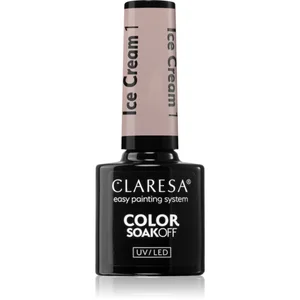 Claresa SoakOff UV/LED Color Ice Cream vernis à ongles gel teinte 1 5 ... pas cher