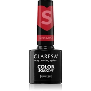 Claresa SoakOff UV/LED Color Kiss Me vernis à ongles gel teinte 4 5 g pas cher