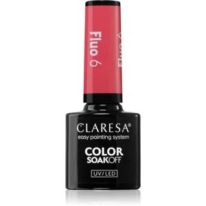 Claresa SoakOff UV/LED Color Fluo vernis à ongles gel teinte 6 5 g pas cher