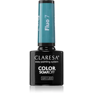 Claresa SoakOff UV/LED Color Fluo vernis à ongles gel teinte 7 5 g pas cher