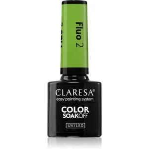 Claresa SoakOff UV/LED Color Fluo vernis à ongles gel teinte 2 5 g pas cher