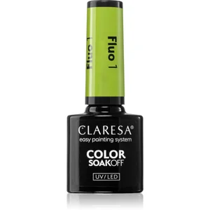 Claresa SoakOff UV/LED Color Fluo vernis à ongles gel teinte 5 g pas cher