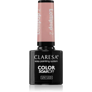 Claresa SoakOff UV/LED Color Lollipop vernis à ongles gel teinte 2 5 g pas cher