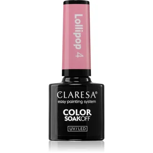 Claresa SoakOff UV/LED Color Lollipop vernis à ongles gel teinte 4 5 g pas cher