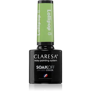 Claresa SoakOff UV/LED Color Lollipop vernis à ongles gel teinte 8 5 g pas cher