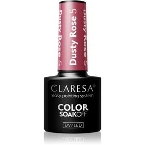 Claresa SoakOff UV/LED Color Dusty Rose vernis à ongles gel teinte 5 5... pas cher