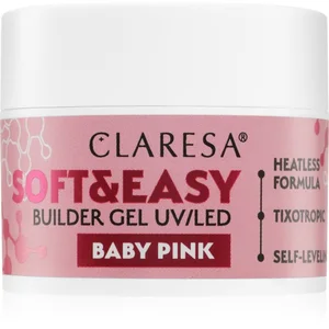 Claresa Soft&Easy Builder Gel base de vernis en gel ongles teinte Baby... pas cher