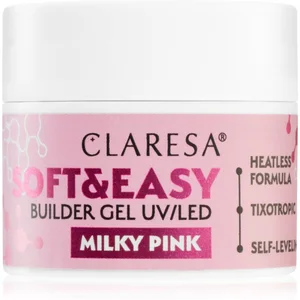 Claresa Soft&Easy Builder Gel base de vernis en gel ongles teinte Milk... pas cher