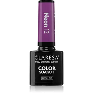 Claresa SoakOff UV/LED Color Neon vernis à ongles gel teinte 12 5 g pas cher