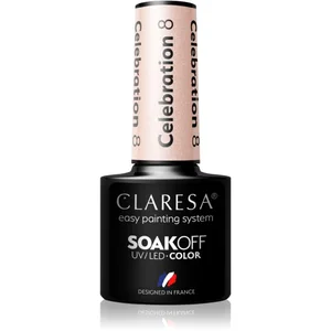 Claresa SoakOff UV/LED Color Celebration vernis à ongles gel teinte 8 ... pas cher