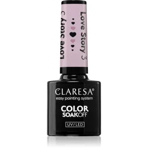 Claresa SoakOff UV/LED Color Love Story vernis à ongles gel teinte 3 5... pas cher
