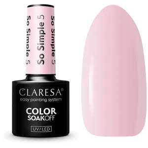 Claresa SoakOff UV/LED Color So Simple vernis à ongles gel teinte 5 g pas cher