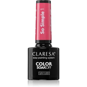 Claresa Vernis Hybride So Simple 1 Rose 5g pas cher