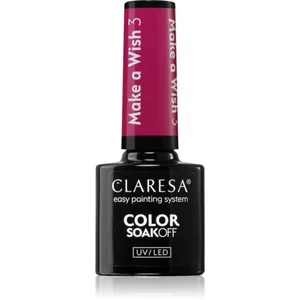 Claresa Hybride Vernis À Ongles Make a Wish 3 Violet Chaud 5g pas cher