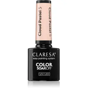 Claresa SoakOff UV/LED Color Cloud Pastel vernis à ongles gel lampe UV/LED teinte 5 5 g