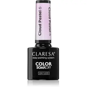 Claresa SoakOff UV/LED Color Cloud Pastel vernis à ongles gel lampe UV/LED teinte 6 5 g
