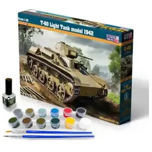 Comparateur de prix : T-60 Light Tank Super Set - 1:35e - Mistercraft