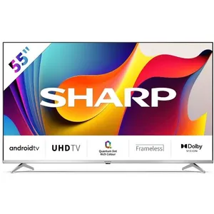 Sharp Sharp 55FP1EA 55" (140 cm) Sharp Aquos, Ultra HD 4K, QLED, Argent pas cher