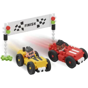 Marioinex 903179 Lot de 80 Figurines Building Blocks Waffle City Race pas cher