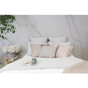 L'Officiel Interiors Les basiques - Housse de couette en percale de coton - blanc pas cher