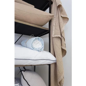 L'Officiel Interiors Les basiques - Plaid en coton beige pas cher