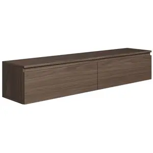 Selsey Bemmi - Panneau de suspension TV, noyer du Wisconsin, 150 cm pas cher