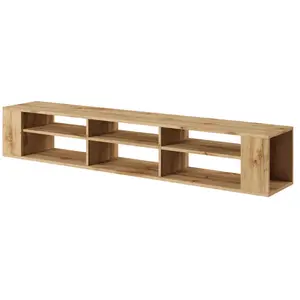 Selsey Meuble TV - WERI - 175 cm - chêne wotan - style moderne pas cher