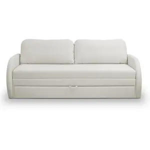 Selsey Canapé convertible 3 places crème pas cher