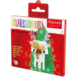 Monumi Renne 3D à monter et à colorier Christmas Decor 15 cmVendu parscrapmalin