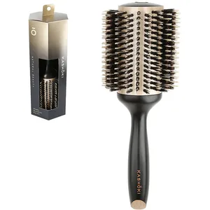 T4B KASHOKI Essential Beauty Brosse Ronde Ventilée Pour Cheveux Poils Sanglier (50 mm)