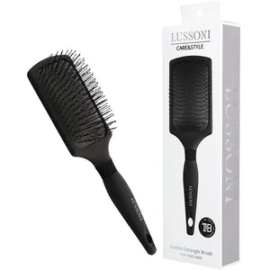 Comparateur de prix : Accessoires cheveux Lussoni  Care  amp; Style Brosse Démêlante Cheveux Fins paddle