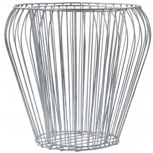 Pot de Fleur de Jardin en Gabion en Acier 42 cm, Galvanisé - Kadax pas cher