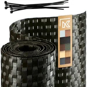 Comparateur de prix : Kadax - Ruban de clôture vert pour panneaux de clôture 19 cm 2,55 m Couverture de clôture