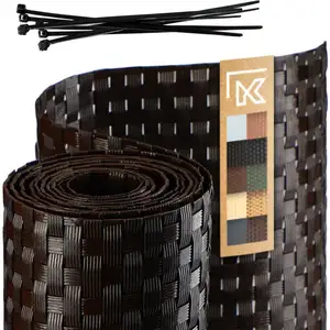 Kadax - Ruban de clôture marron pour panneaux de clôture 19 cm 2,55 mVendu paramazon