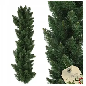 Comparateur de prix : Guirlande de sapin de Noël 112 cm vert épais - Kadax