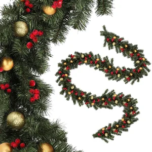 Comparateur de prix : KADAX Guirlande de sapin de Noël 260 cm vert