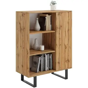Comparateur de prix : KOBI Bibliothèque Fondi pieds métal
