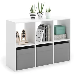Comparateur de prix : Kobi Etagère de sol ouverte Loni 2x3 blanc
