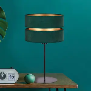 Duolla Lampe à poser Duo, verte/dorée, hauteur 50 cm pas cher