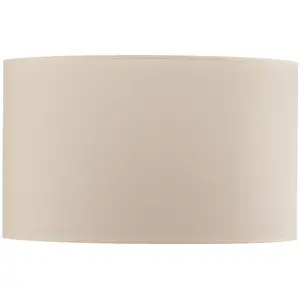 Duolla Abat-jour Roller, écru, coton, Ø 50 cm, H 30 cm pas cher