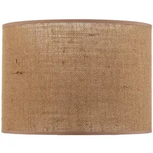 Duolla Abat-jour Roller, brun clair, Ø 25cm, H 18cm