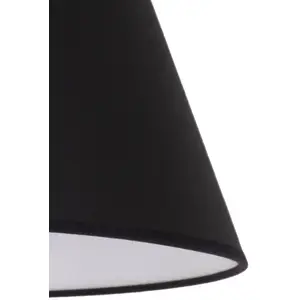 Duolla Abat-jour Sofia hauteur 26 cm, noir/blanc