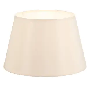 Duolla Abat-jour Cone hauteur 18 cm, chintz écru/blanc