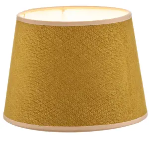 Duolla Abat-jour Classic S, tissé, jaune moutarde