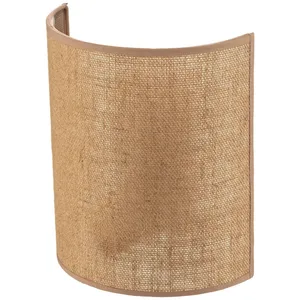 Euluna applique murale jute, marron, textile, hauteur 24 cm, E27 pas cher