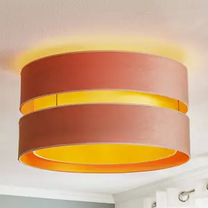 Duolla Plafonnier Golden Duo Ø 60 cm rose clair/doréVendu parluminaire