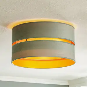 Duolla Plafonnier Golden Duo Ø 40 cm vert menthe/doré pas cher