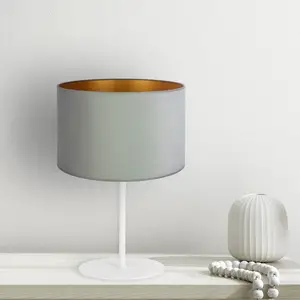 Duolla Lampe à poser Golden Roller h 30 cm vert/doré pas cher