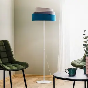 Duolla Lampadaire Pastell Trio turquoise/gris/gris clair pas cher