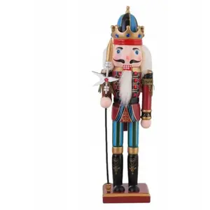 Figurine Casse-Noisette de Noël ECARLA 30 cm KSN156 pas cher